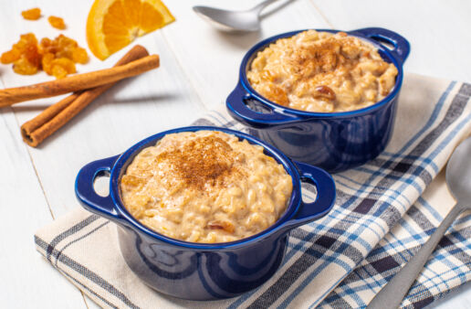 Bourbon Raisin and Basmati Rice Puddings