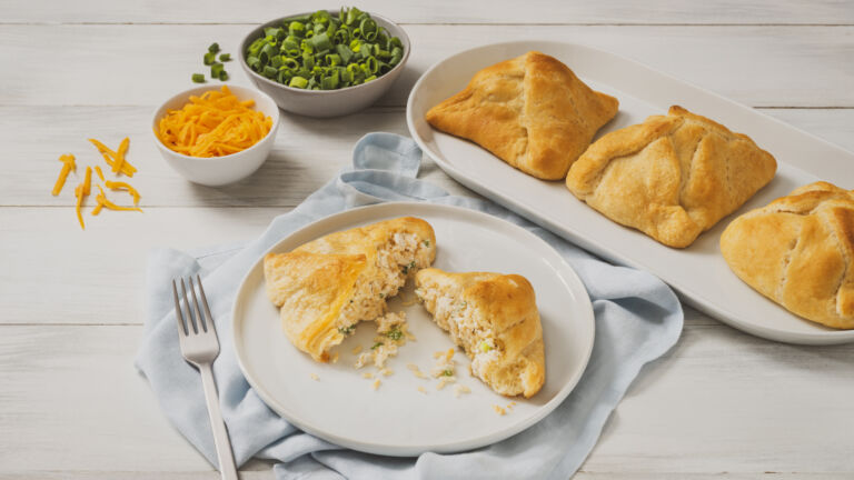 Creamy Chicken and Rice Popovers