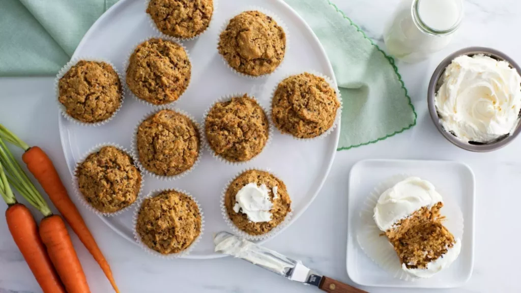 carrot cake quinoa muffins recipe